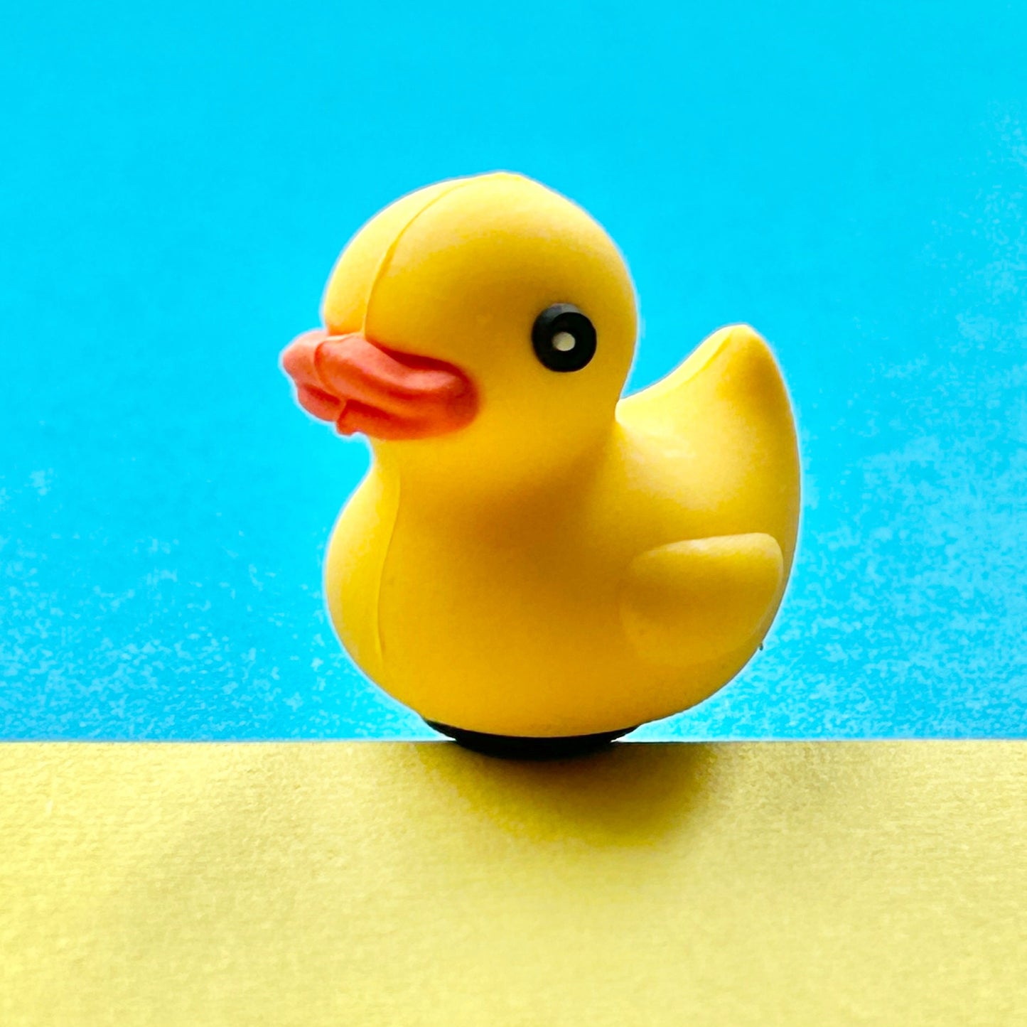 3D Rubber Duck croc like shoe charm.