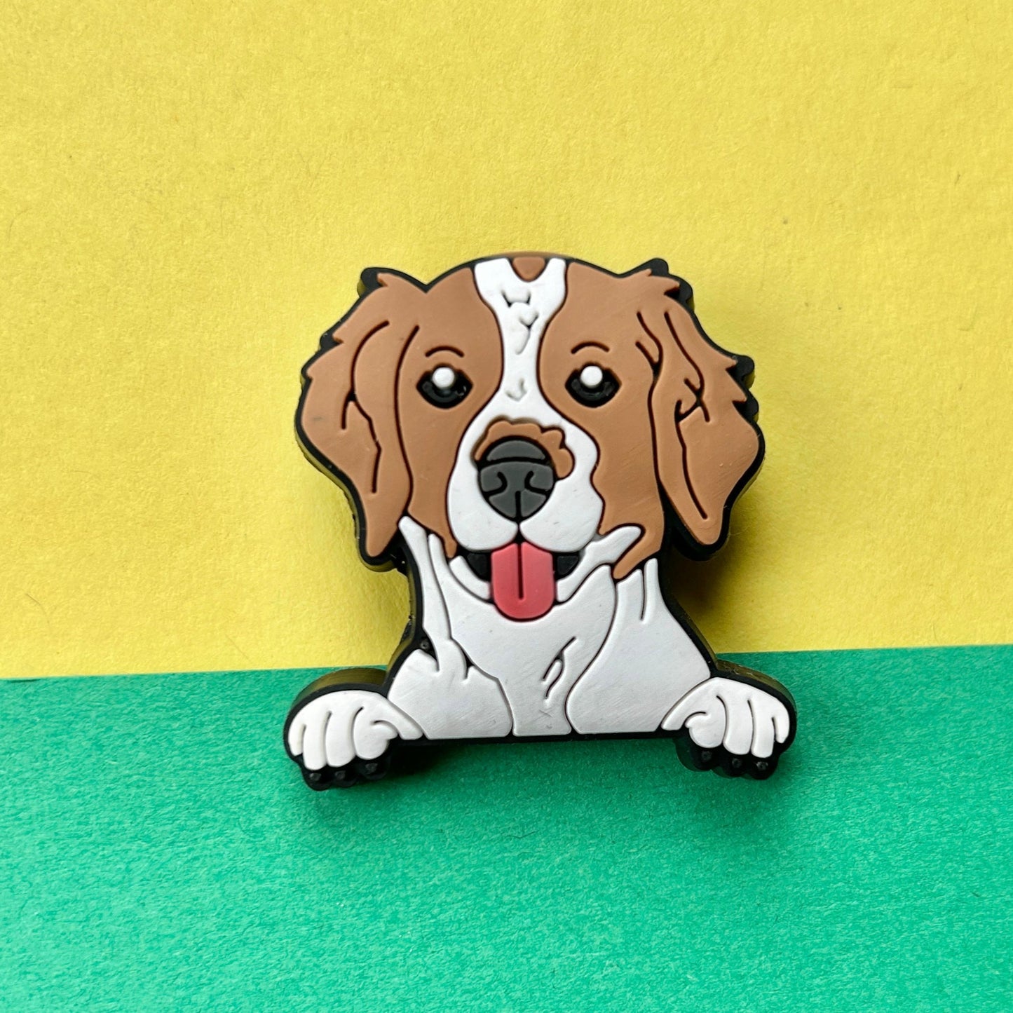 Spaniel Dog - Pet croc like shoe charm.