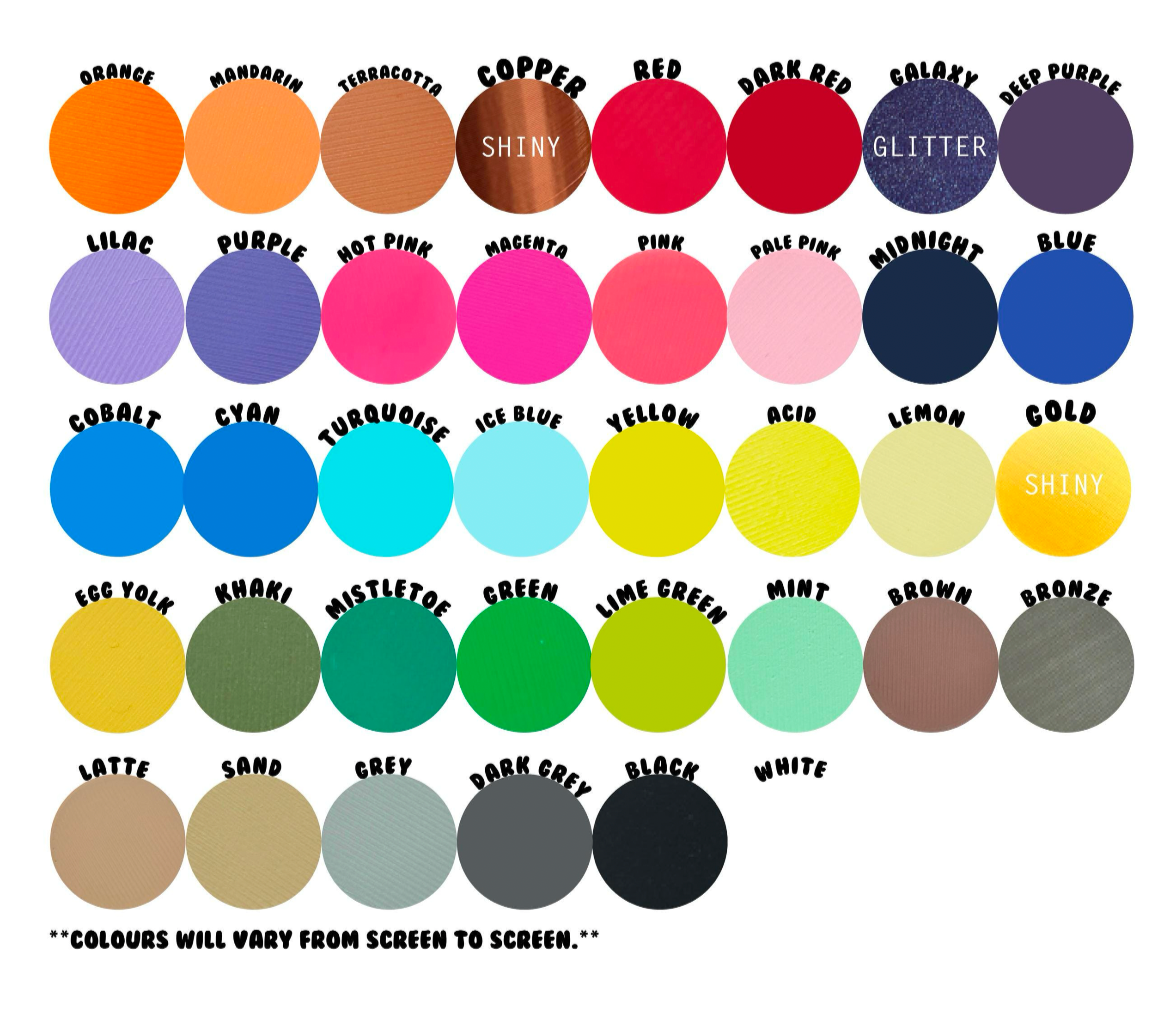 Personalised Croc shoe name charms - 38 Colours - Script