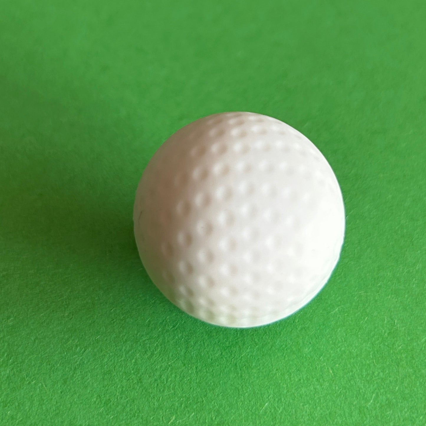 3D Golf Ball Croc shoe charm. White.