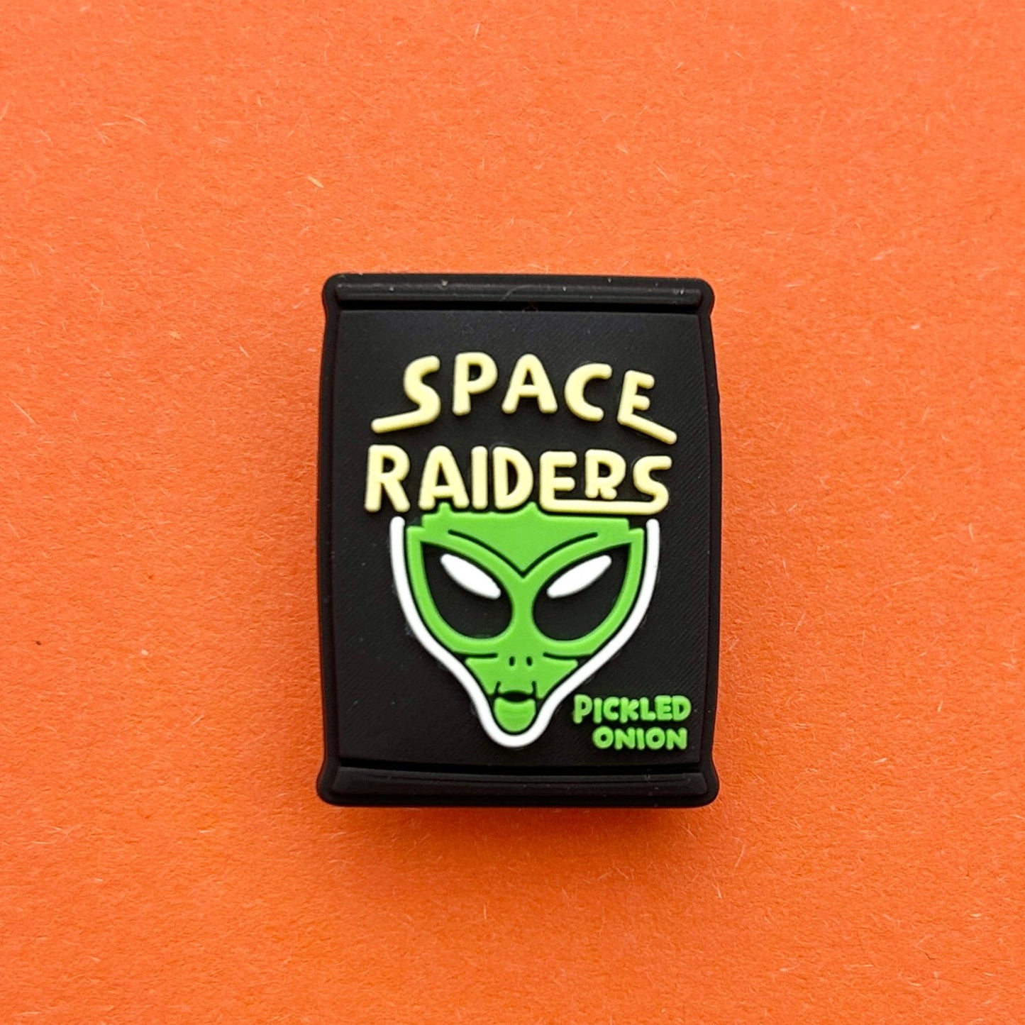 Space Alien Pickled Onion Crisps shoe charm.