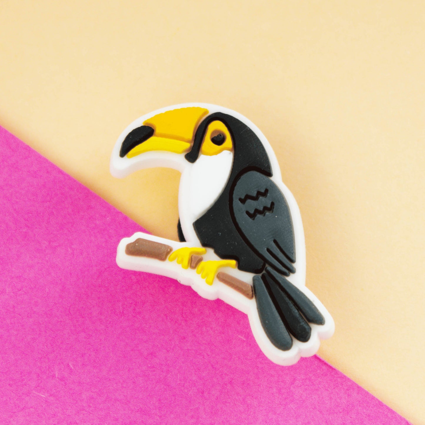 Toucan Bird croc like shoe charm.