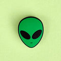 Green Alien head shoe charm. 