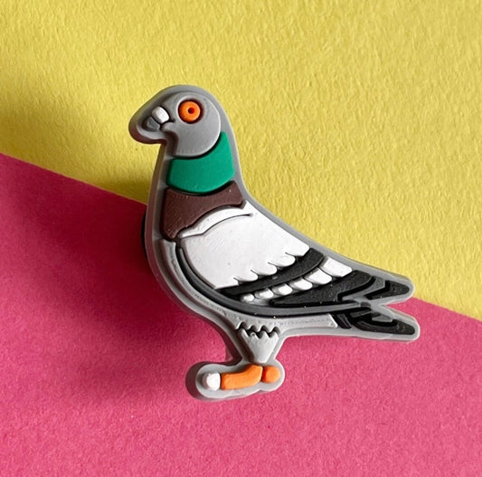 Pigeon Shoe Charm.