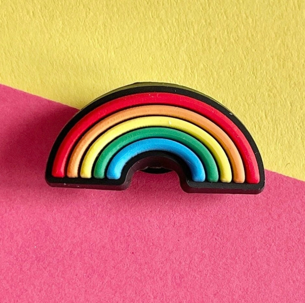 Rainbow Shoe Charm.