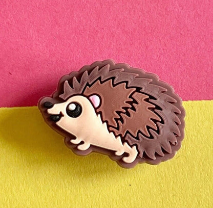 Hedgehog croc like Shoe Charm decoration.