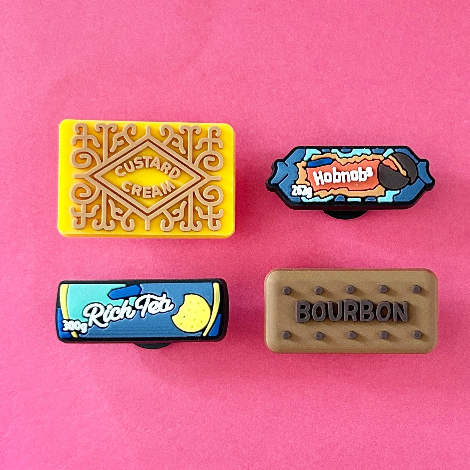 British biscuits, selection of four. 