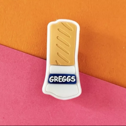 Sausage Roll croc like shoe charm. 