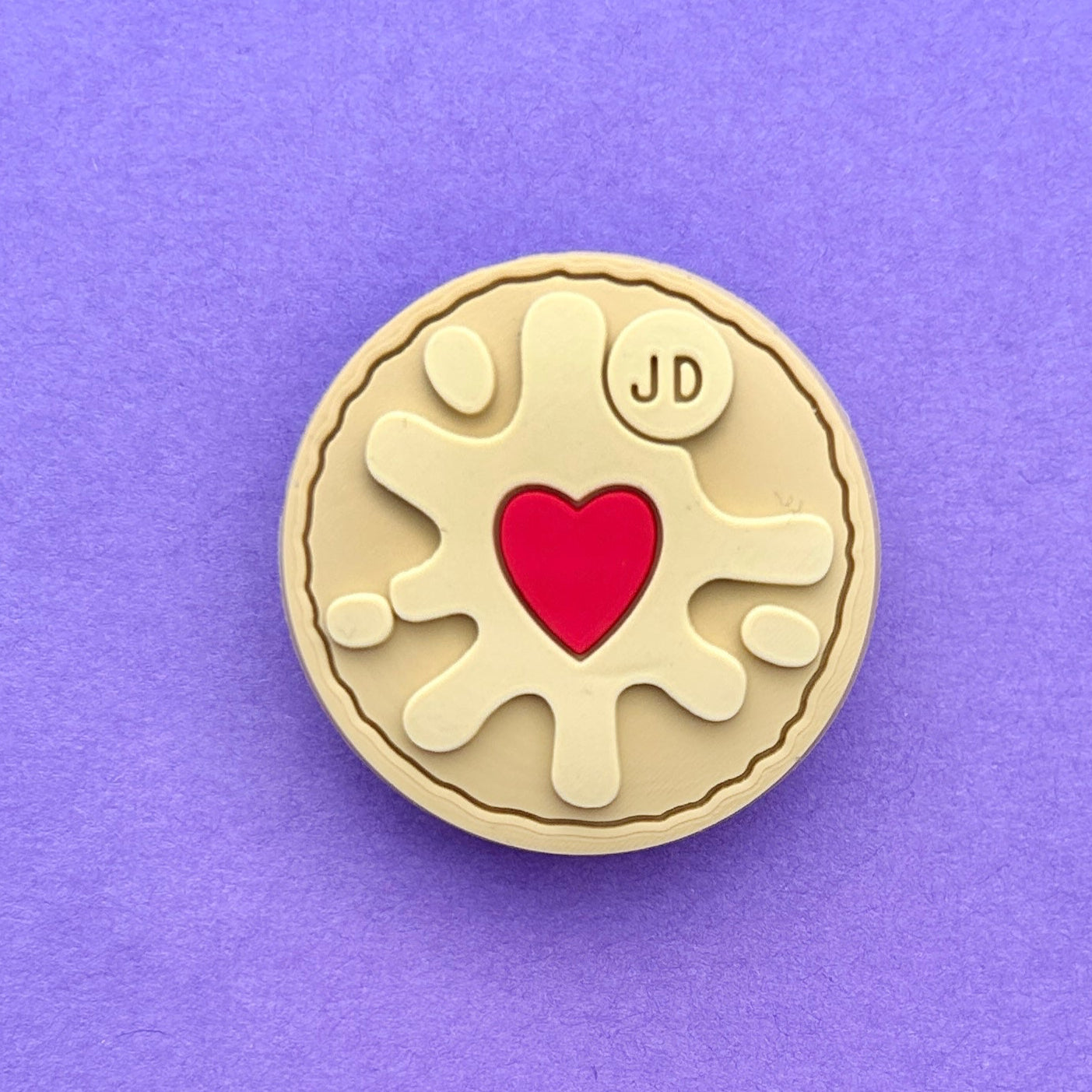 Jammy Biscuit shoe charm.
