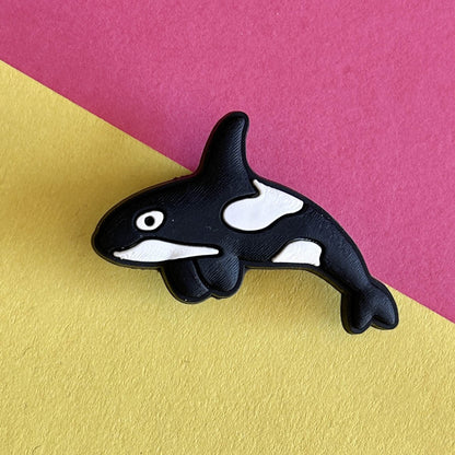 Killer Whale Orca Shoe Charm.