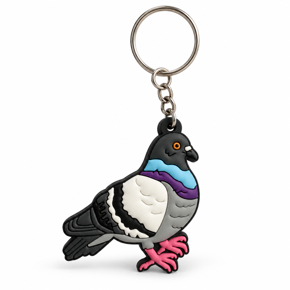 Pigeon Keyring & Pigeon Lover Gift