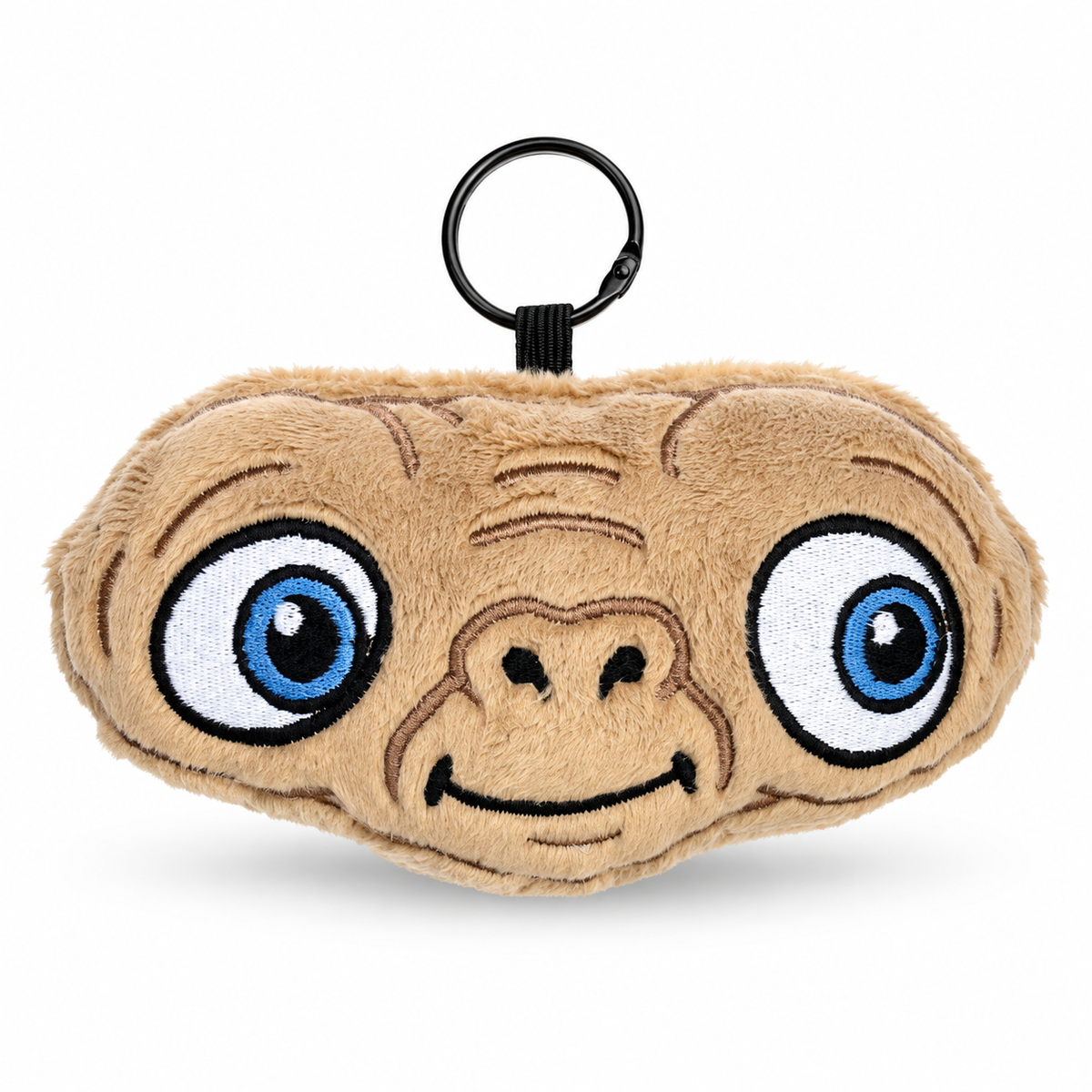 A plush keychain or pouch shaped like the character E.T.