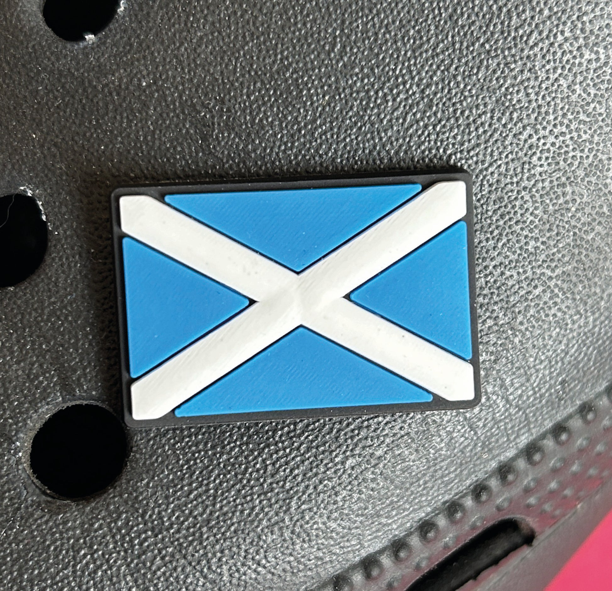 Scottish Flag Croc shoe Charm